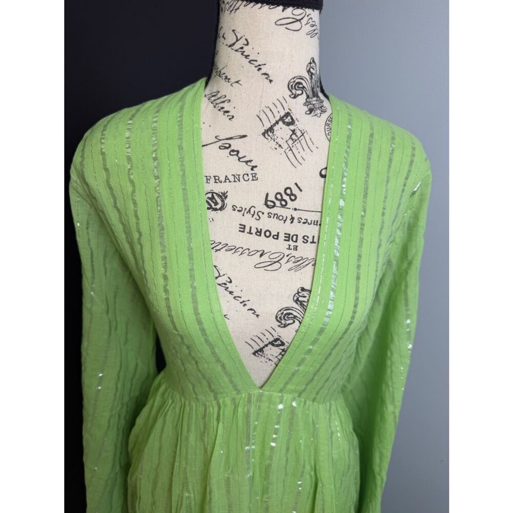 Sundress MAUD LONG DRESS ATHENE LIME NWT Size XS/S Tall - Picture 14 of 16